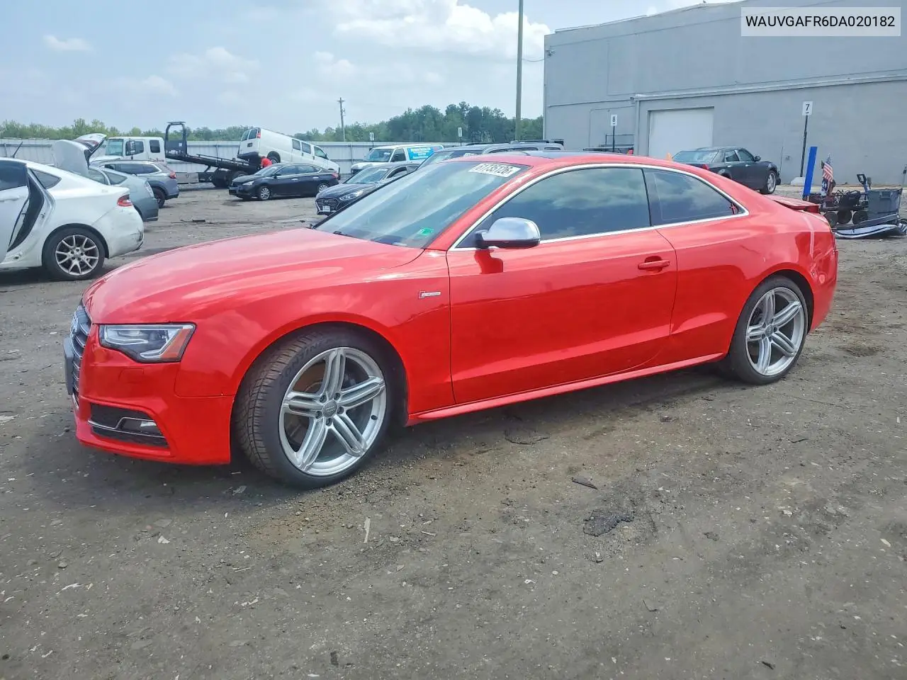 2013 Audi S5 Prestige VIN: WAUVGAFR6DA020182 Lot: 61735126
