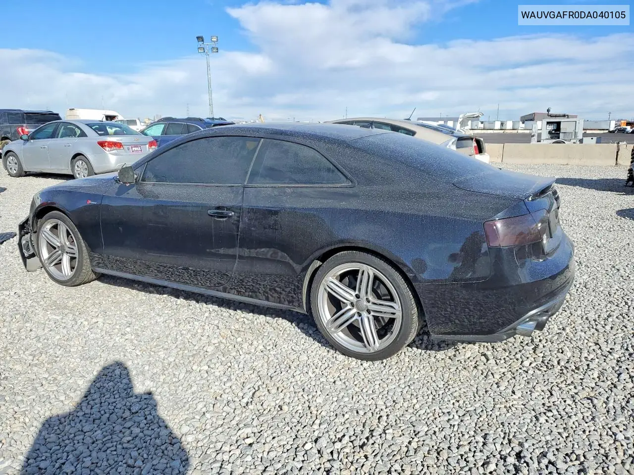 2013 Audi S5 Prestige VIN: WAUVGAFR0DA040105 Lot: 77790515