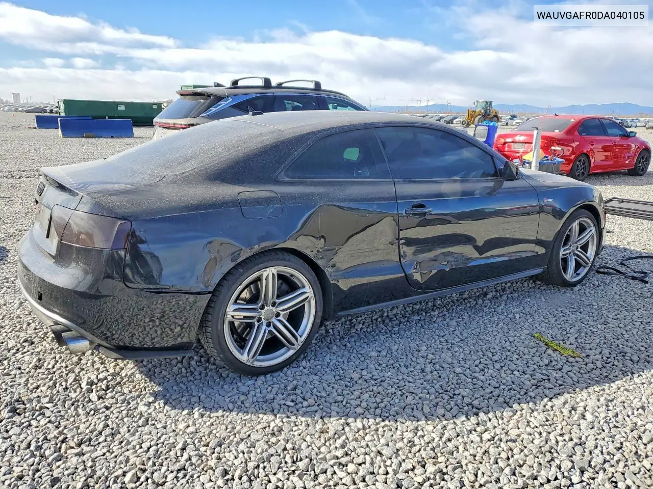 2013 Audi S5 Prestige VIN: WAUVGAFR0DA040105 Lot: 77790515