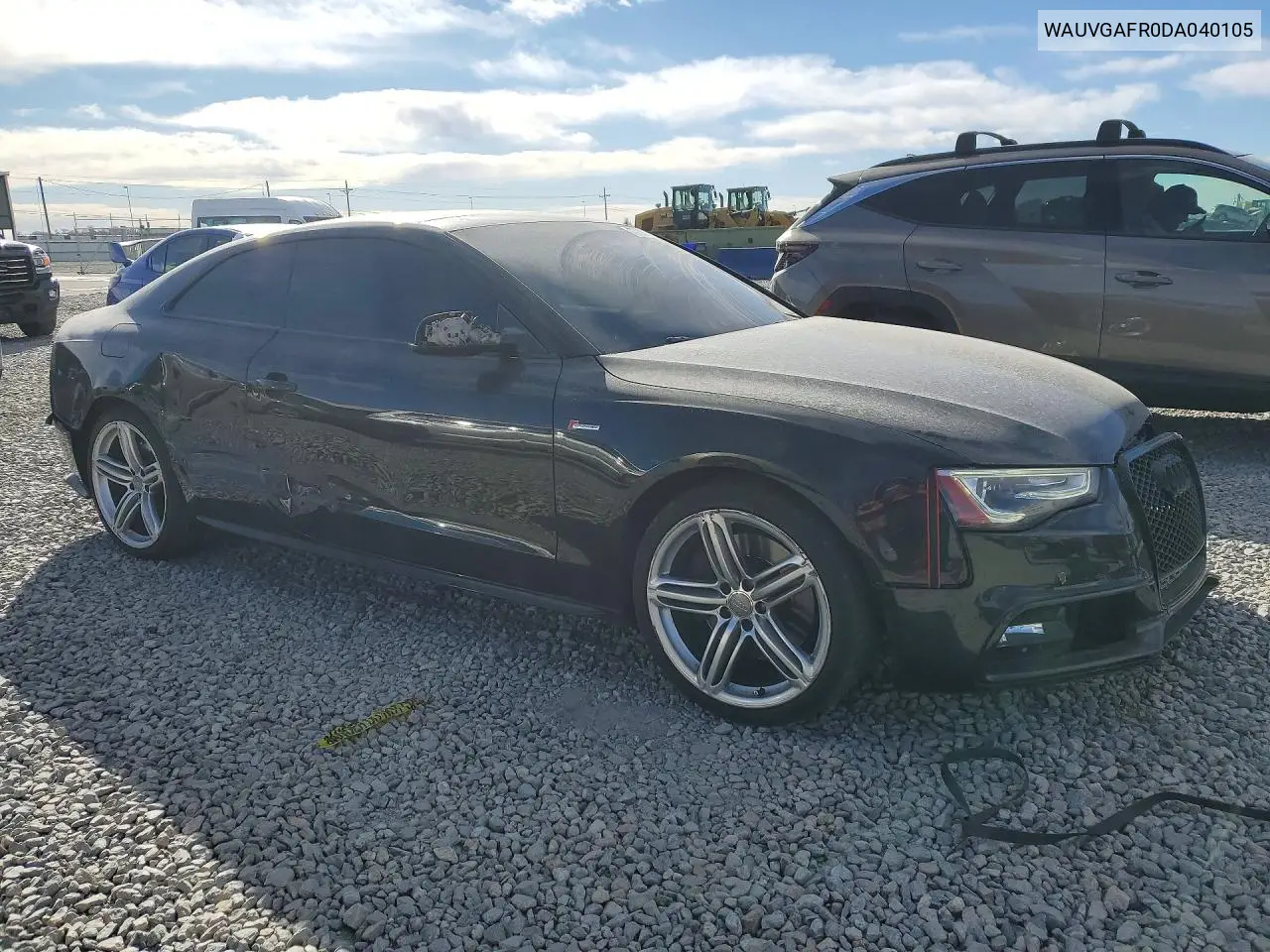 2013 Audi S5 Prestige VIN: WAUVGAFR0DA040105 Lot: 77790515