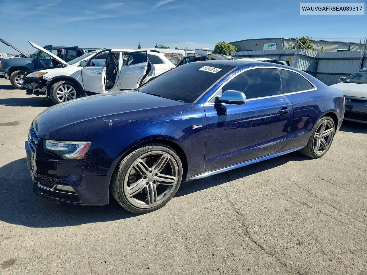 2014 Audi S5 Prestige VIN: WAUVGAFR8EA039317 Lot: 50512816