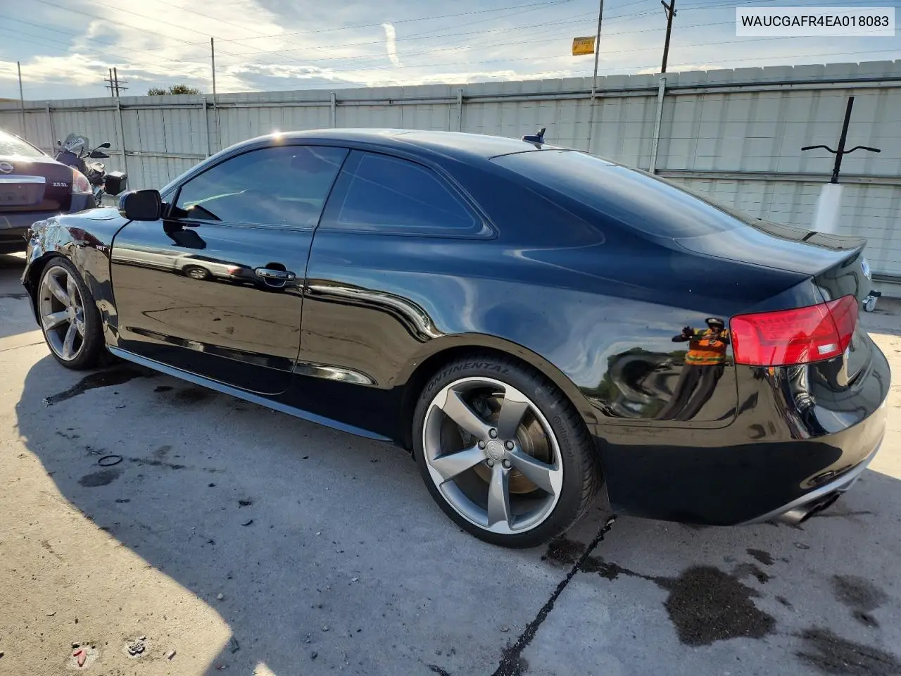 2014 Audi S5 Premium Plus VIN: WAUCGAFR4EA018083 Lot: 83751225