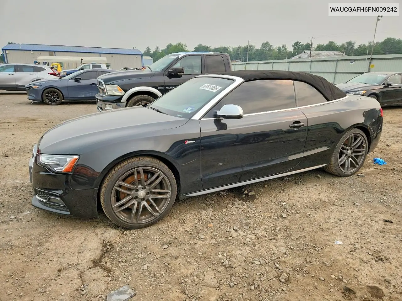 2015 Audi S5 Premium Plus VIN: WAUCGAFH6FN009242 Lot: 61511056