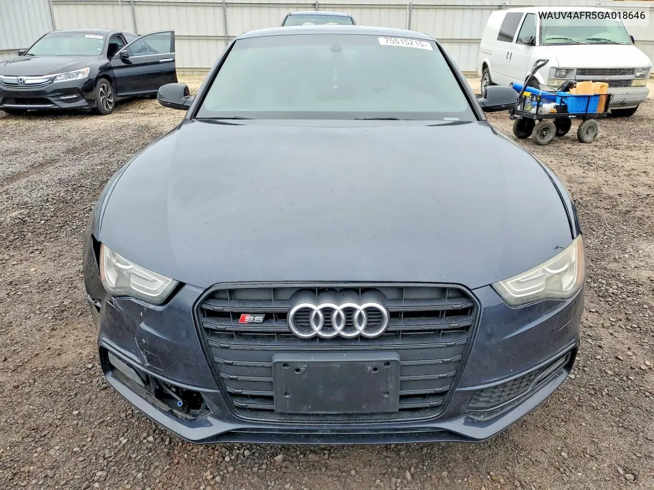 2016 Audi S5 Prestige VIN: WAUV4AFR5GA018646 Lot: 75515215
