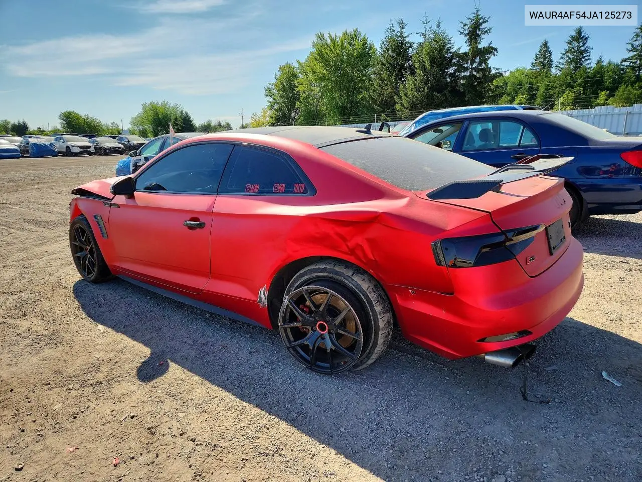 2018 Audi S5 Prestige VIN: WAUR4AF54JA125273 Lot: 61186156
