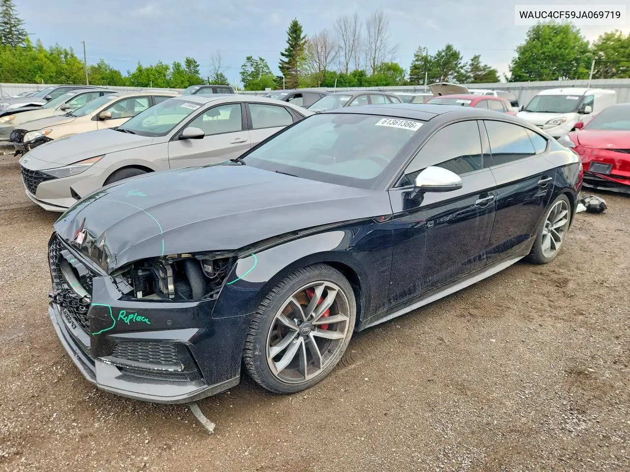 2018 Audi S5 Prestige VIN: WAUC4CF59JA069719 Lot: 61361386