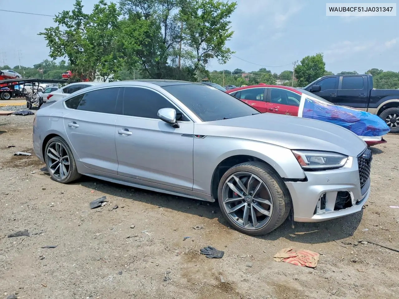 2018 Audi S5 Premium Plus VIN: WAUB4CF51JA031347 Lot: 61518446