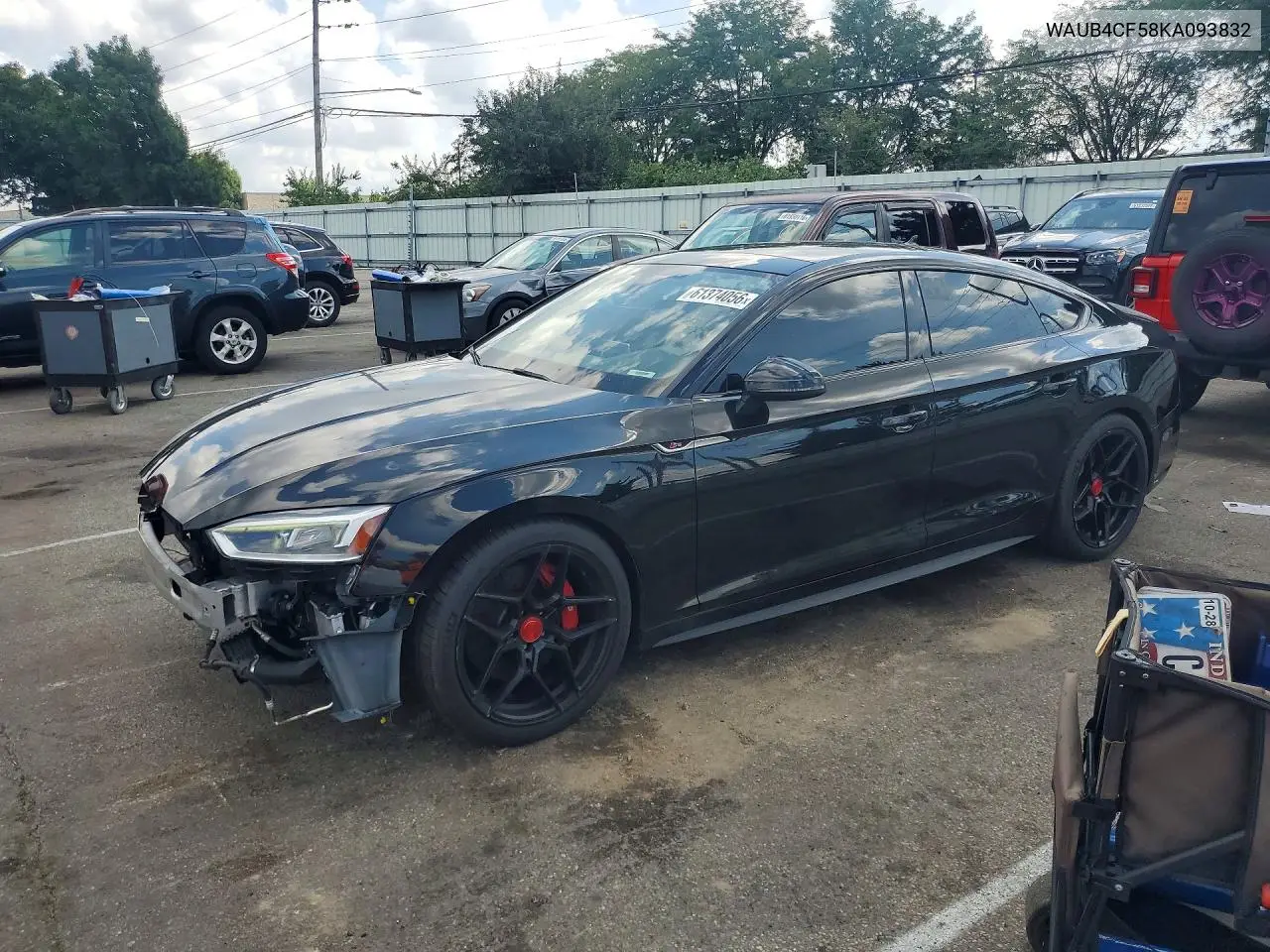 2019 Audi S5 Premium Plus VIN: WAUB4CF58KA093832 Lot: 61374056