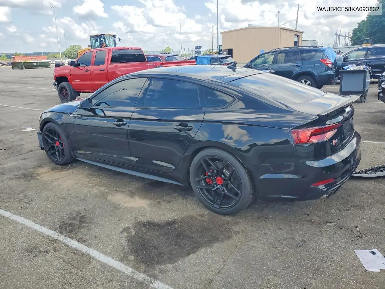2019 Audi S5 Premium Plus VIN: WAUB4CF58KA093832 Lot: 61374056