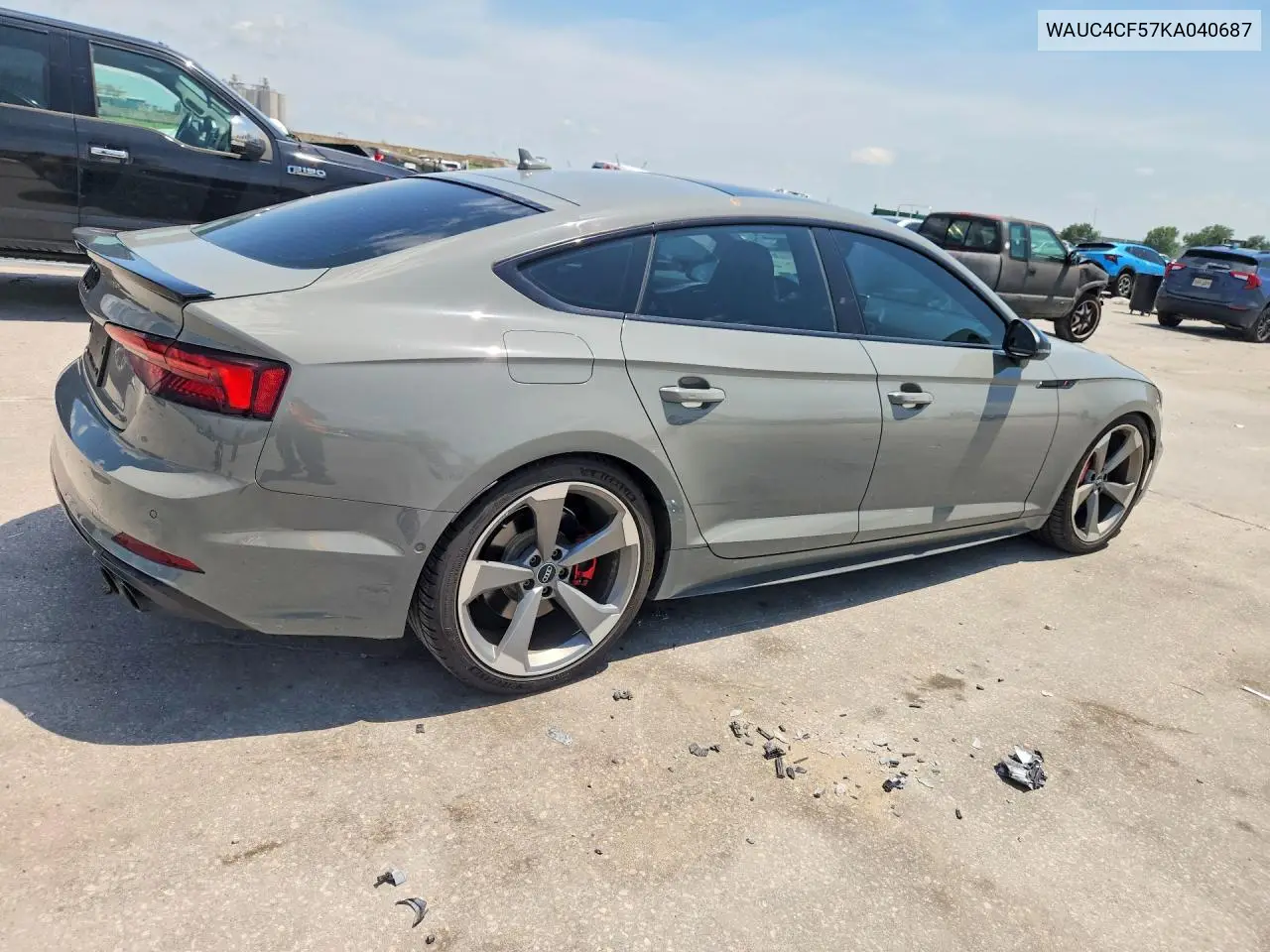 2019 Audi S5 Prestige VIN: WAUC4CF57KA040687 Lot: 61586986