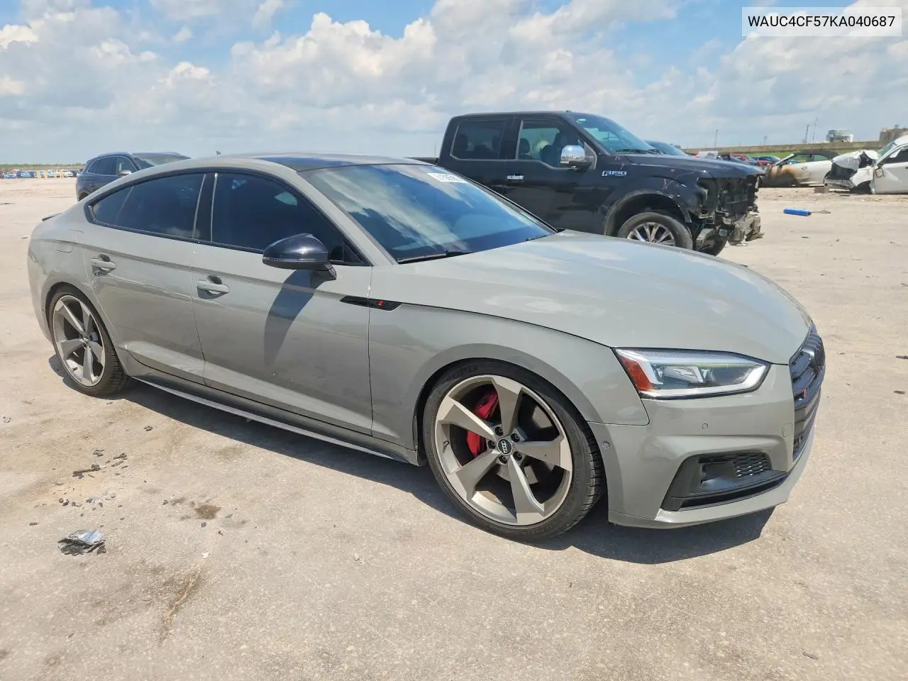 2019 Audi S5 Prestige VIN: WAUC4CF57KA040687 Lot: 61586986