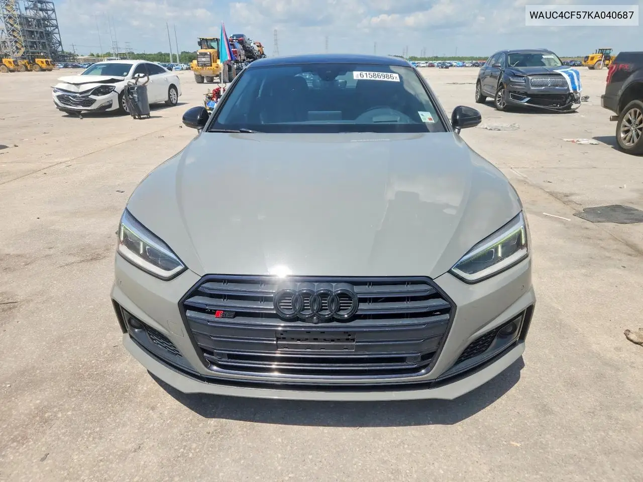 2019 Audi S5 Prestige VIN: WAUC4CF57KA040687 Lot: 61586986