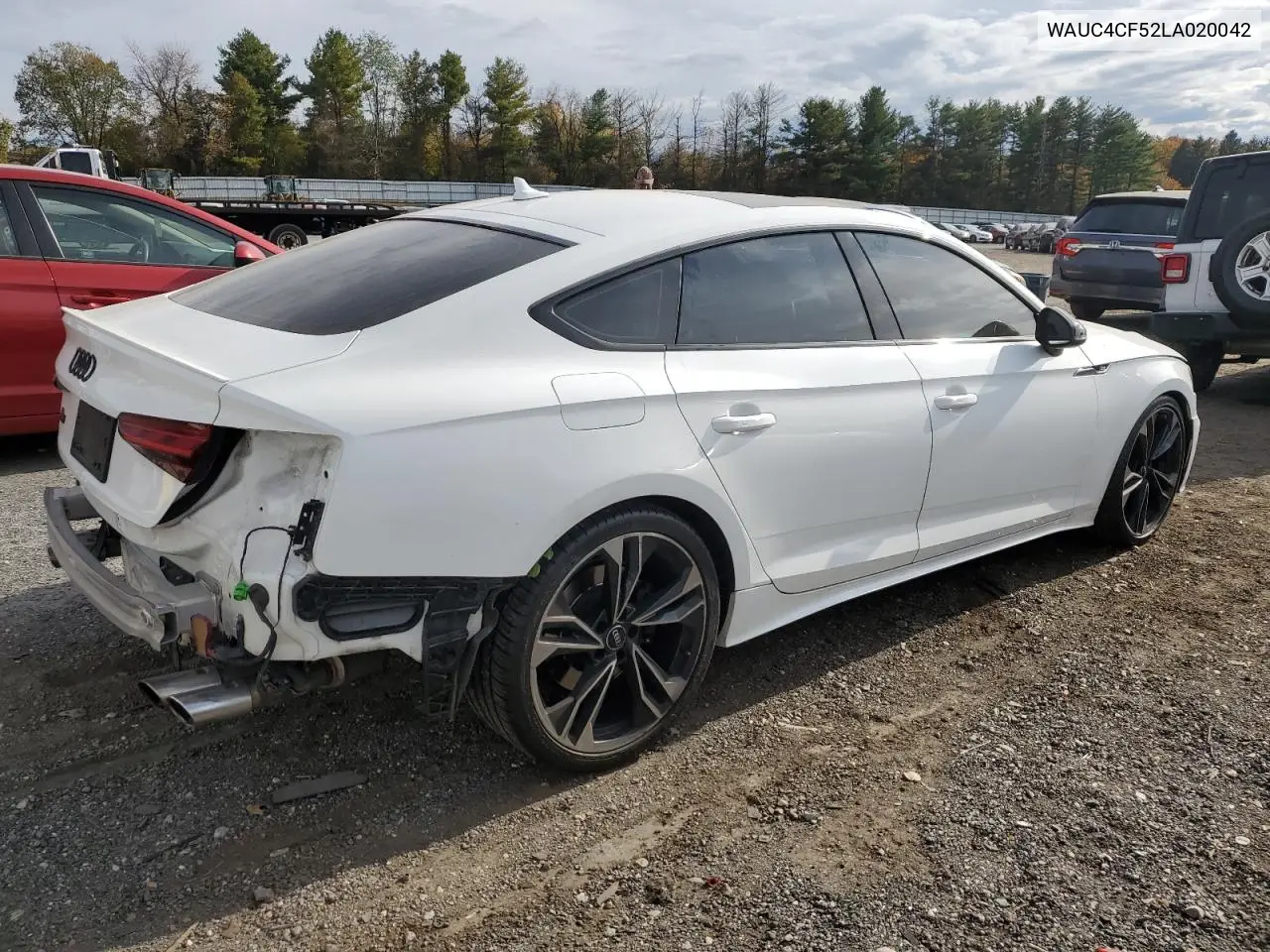 2020 Audi S5 Premium Plus VIN: WAUC4CF52LA020042 Lot: 89802345