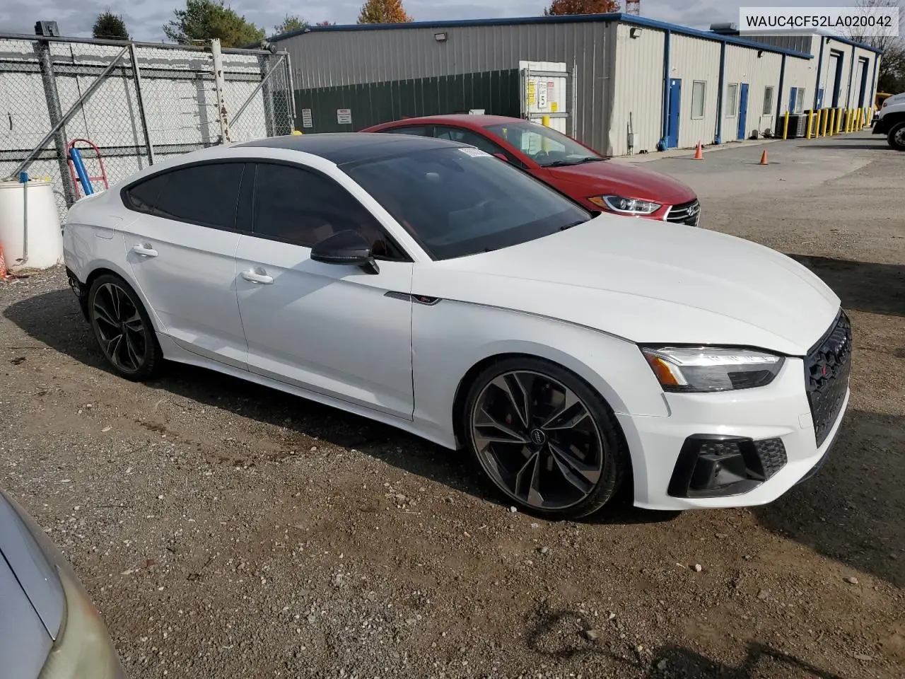 2020 Audi S5 Premium Plus VIN: WAUC4CF52LA020042 Lot: 89802345