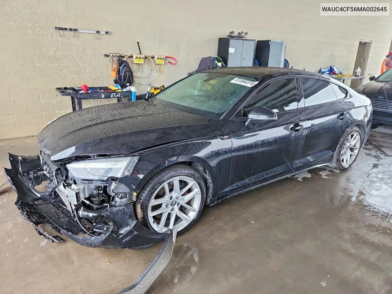 2021 Audi S5 Premium Plus VIN: WAUC4CF56MA002645 Lot: 61060316