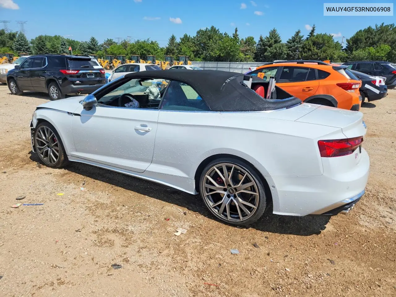 2024 Audi S5 Prestige VIN: WAUY4GF53RN006908 Lot: 60462116
