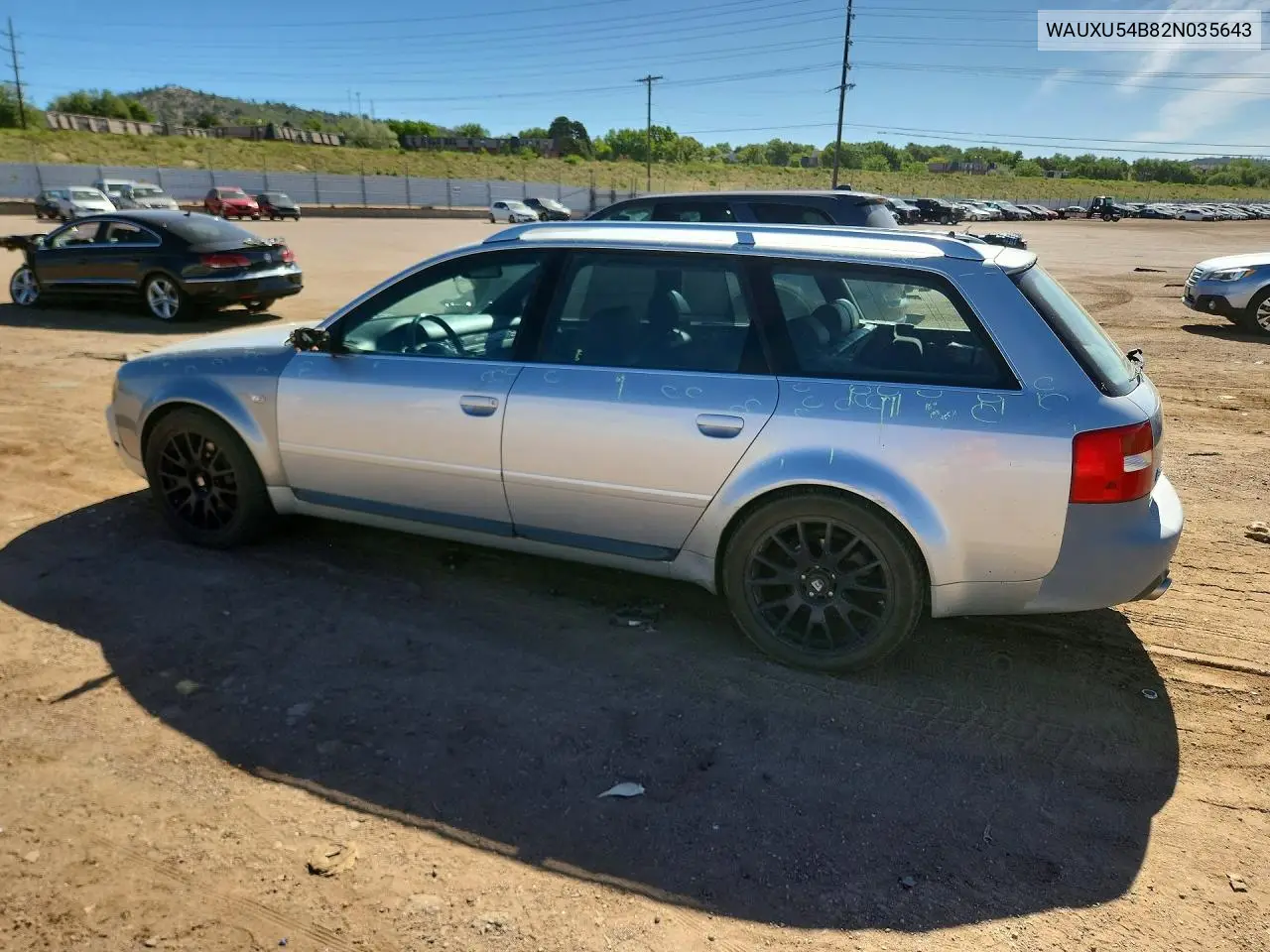 2002 Audi S6 Avant Quattro VIN: WAUXU54B82N035643 Lot: 57006966