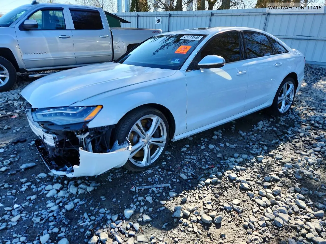 2013 Audi S6 VIN: WAUJ2AFC7DN111415 Lot: 48511946