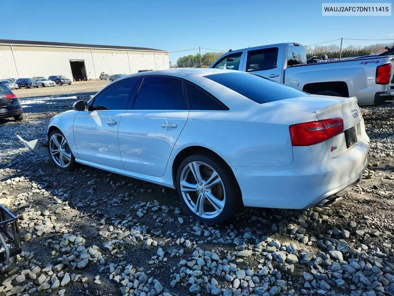 2013 Audi S6 VIN: WAUJ2AFC7DN111415 Lot: 48511946