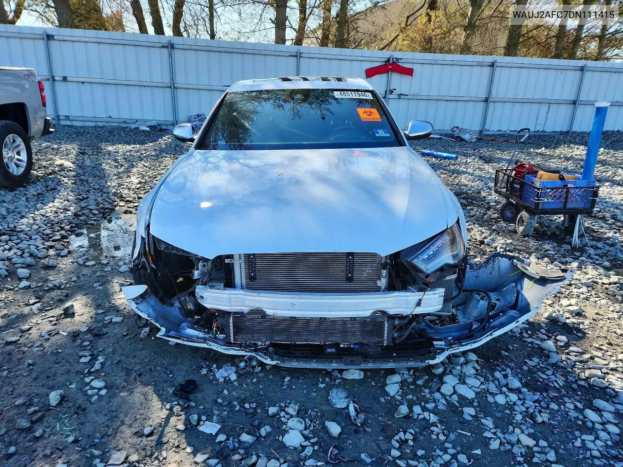 2013 Audi S6 VIN: WAUJ2AFC7DN111415 Lot: 48511946