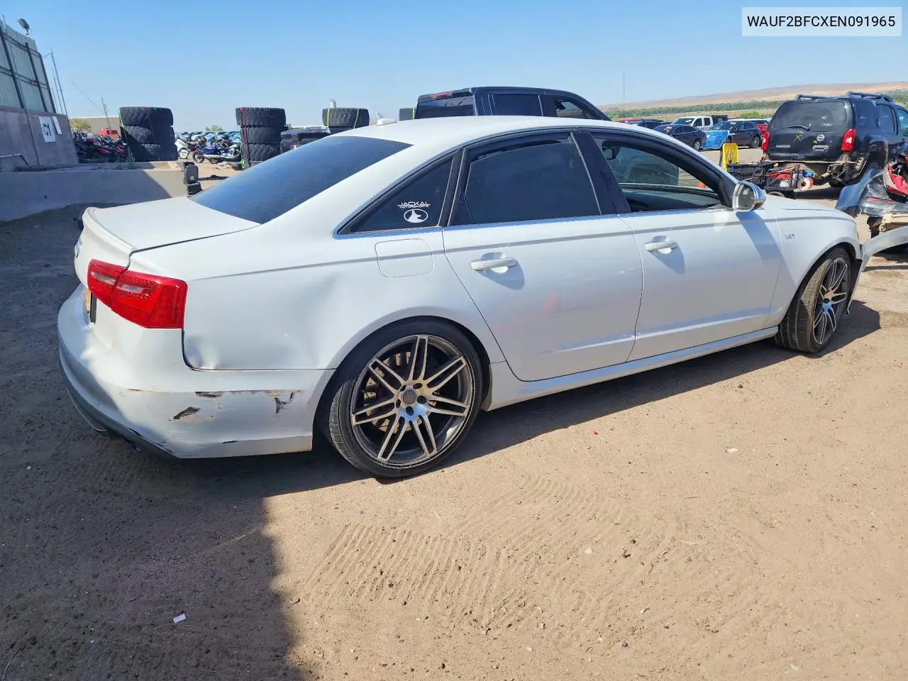 2014 Audi S6 VIN: WAUF2BFCXEN091965 Lot: 55955316