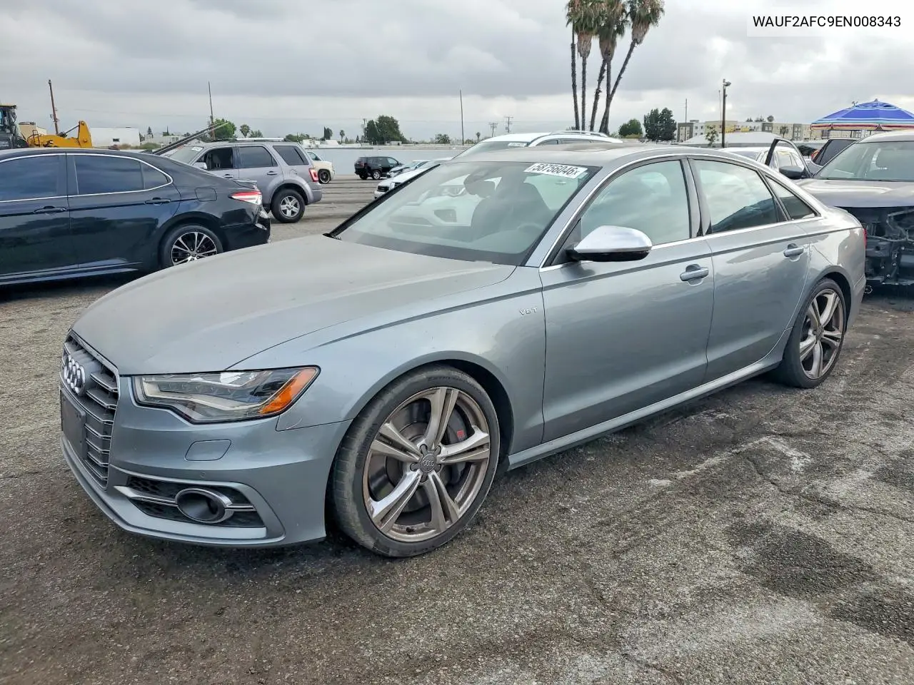 2014 Audi S6 VIN: WAUF2AFC9EN008343 Lot: 58756046