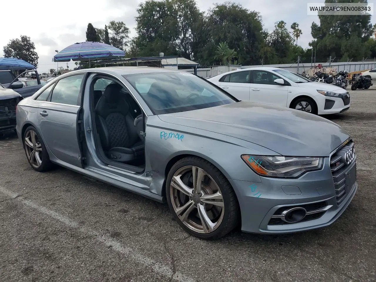 2014 Audi S6 VIN: WAUF2AFC9EN008343 Lot: 58756046