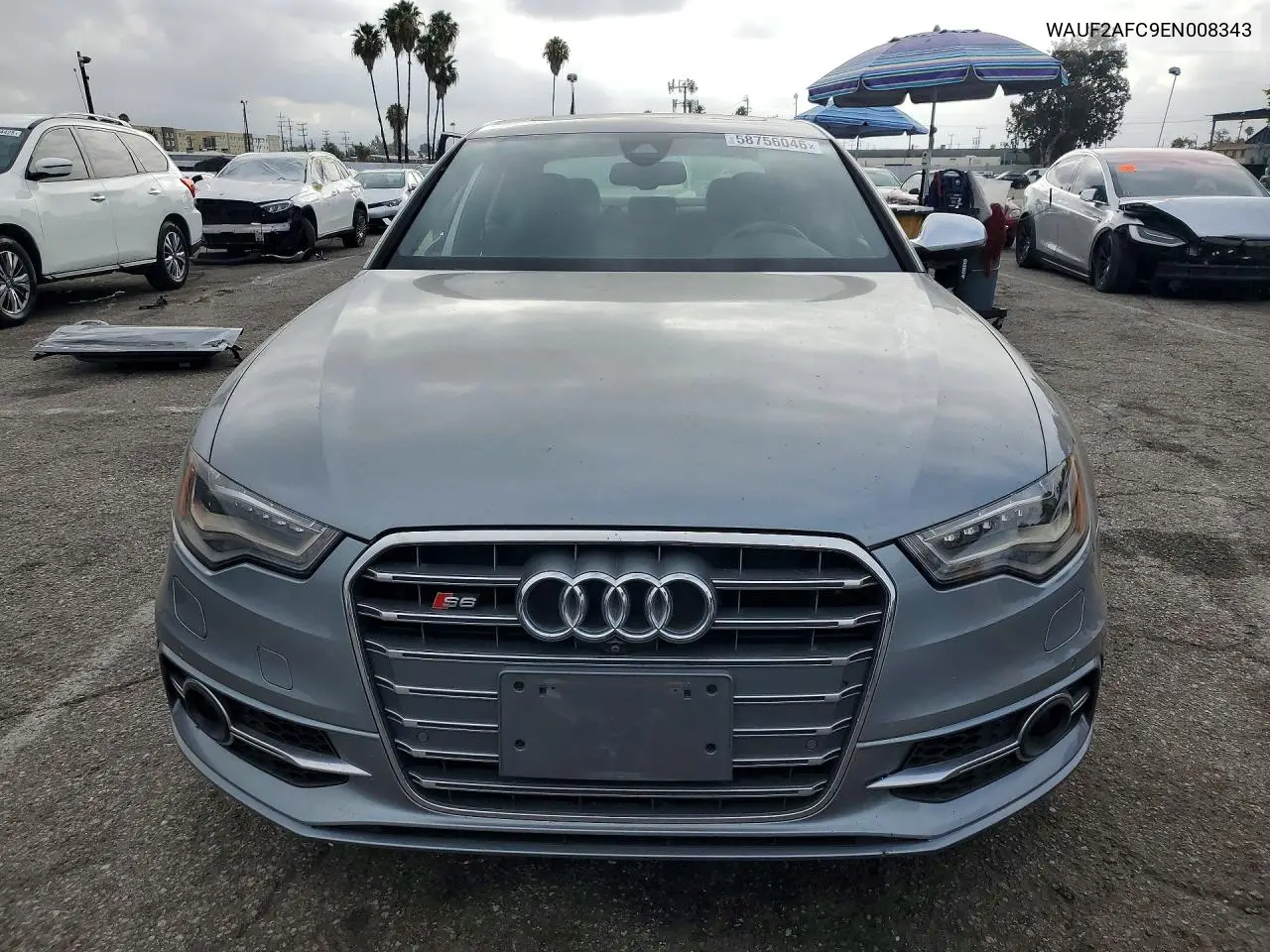 2014 Audi S6 VIN: WAUF2AFC9EN008343 Lot: 58756046