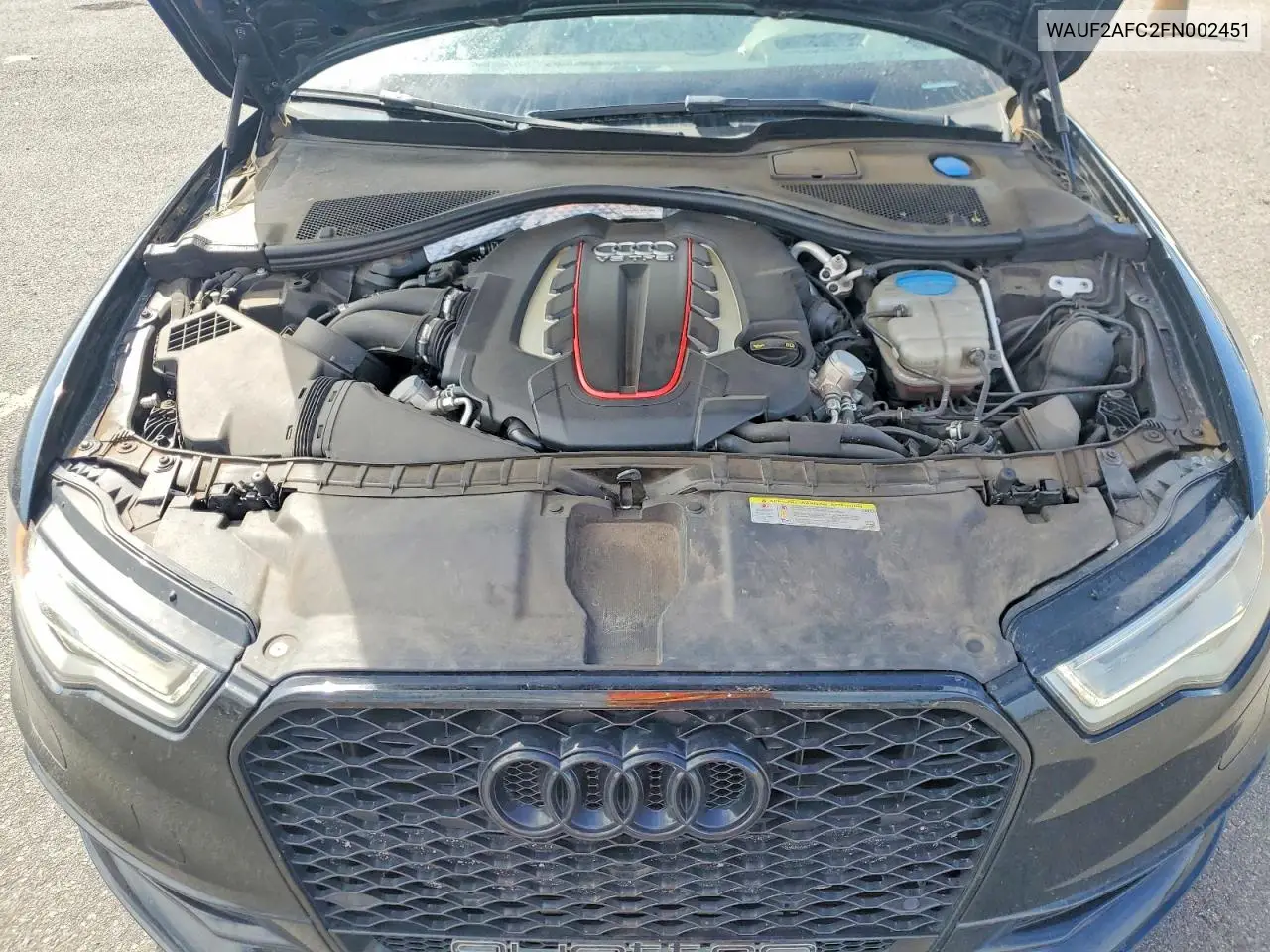 2015 Audi S6 VIN: WAUF2AFC2FN002451 Lot: 77413935