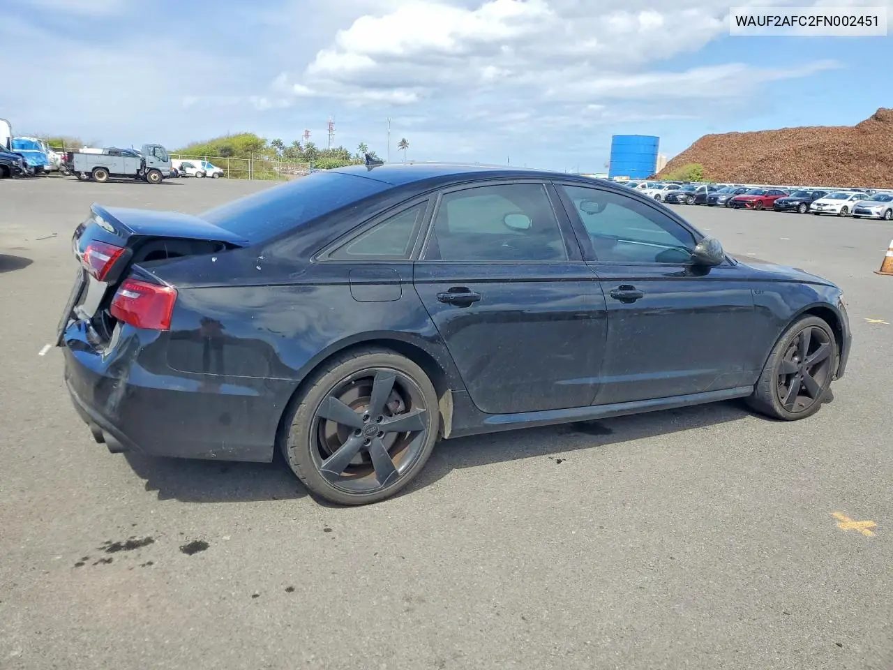 2015 Audi S6 VIN: WAUF2AFC2FN002451 Lot: 77413935