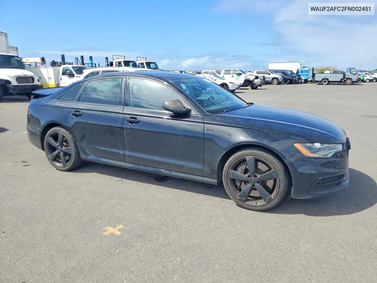 2015 Audi S6 VIN: WAUF2AFC2FN002451 Lot: 77413935