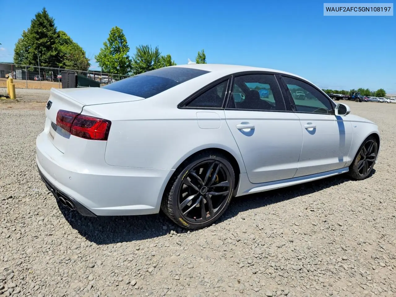 2016 Audi S6 Premium Plus VIN: WAUF2AFC5GN108197 Lot: 55920306