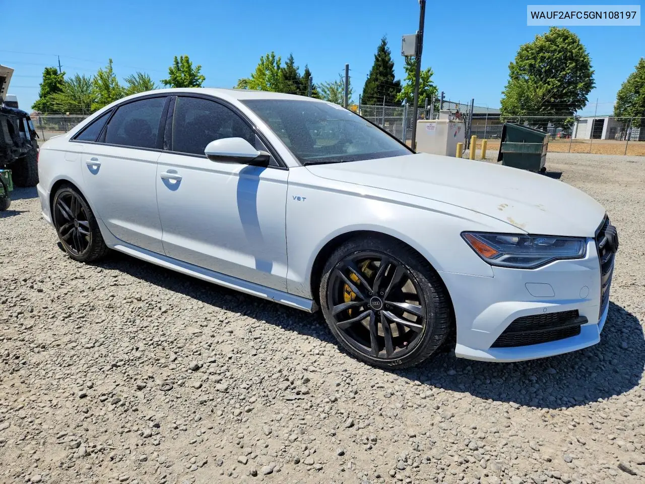 2016 Audi S6 Premium Plus VIN: WAUF2AFC5GN108197 Lot: 55920306