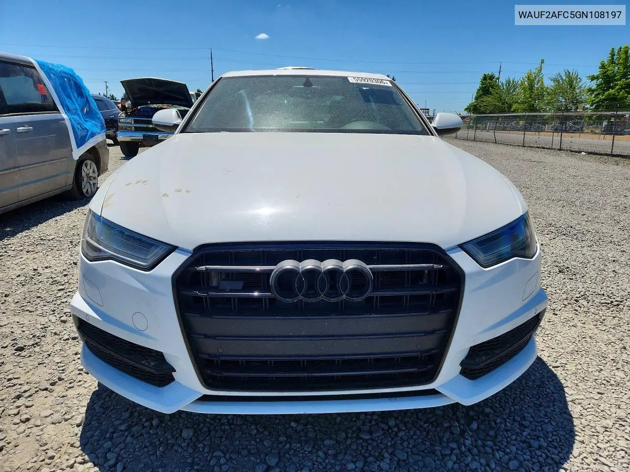 2016 Audi S6 Premium Plus VIN: WAUF2AFC5GN108197 Lot: 55920306