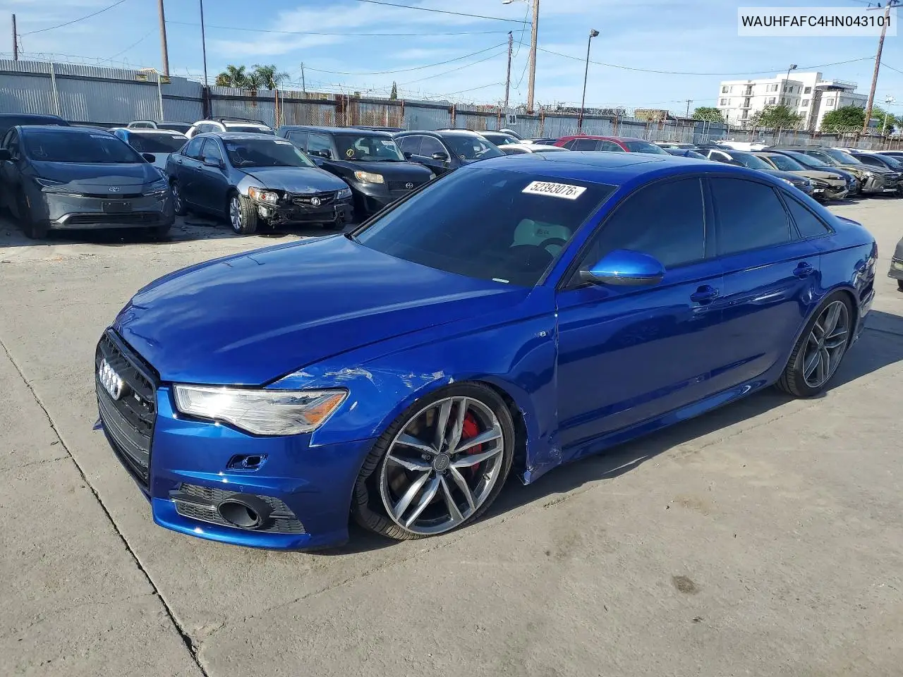 2017 Audi S6 Prestige VIN: WAUHFAFC4HN043101 Lot: 52393076