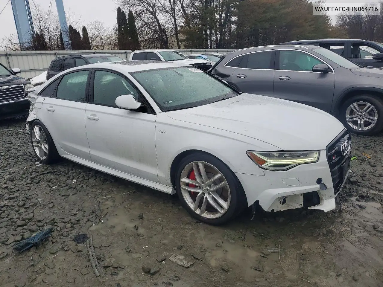 2017 Audi S6 Premium Plus VIN: WAUFFAFC4HN064716 Lot: 79383835