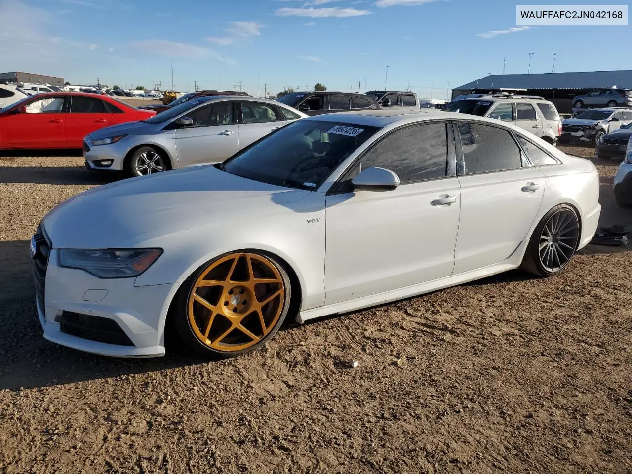 2018 Audi S6 Premium Plus VIN: WAUFFAFC2JN042168 Lot: 86624255