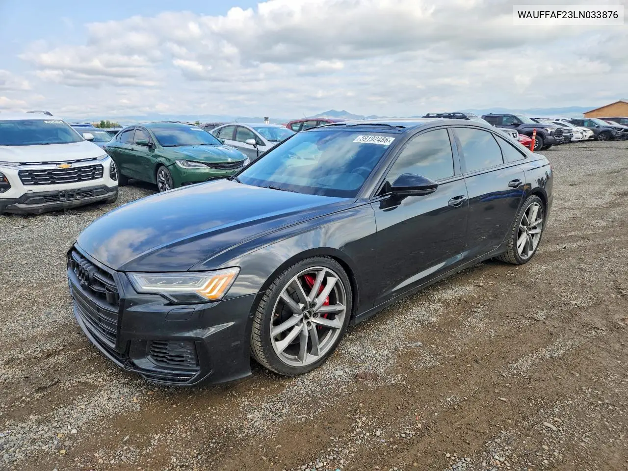 2020 Audi S6 Prestige VIN: WAUFFAF23LN033876 Lot: 59192486