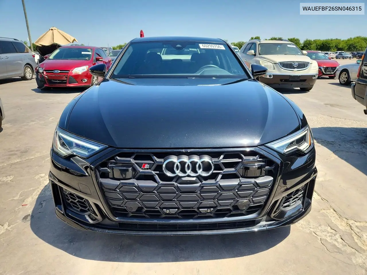 2025 Audi S6 Premium Plus VIN: WAUEFBF26SN046315 Lot: 60299756