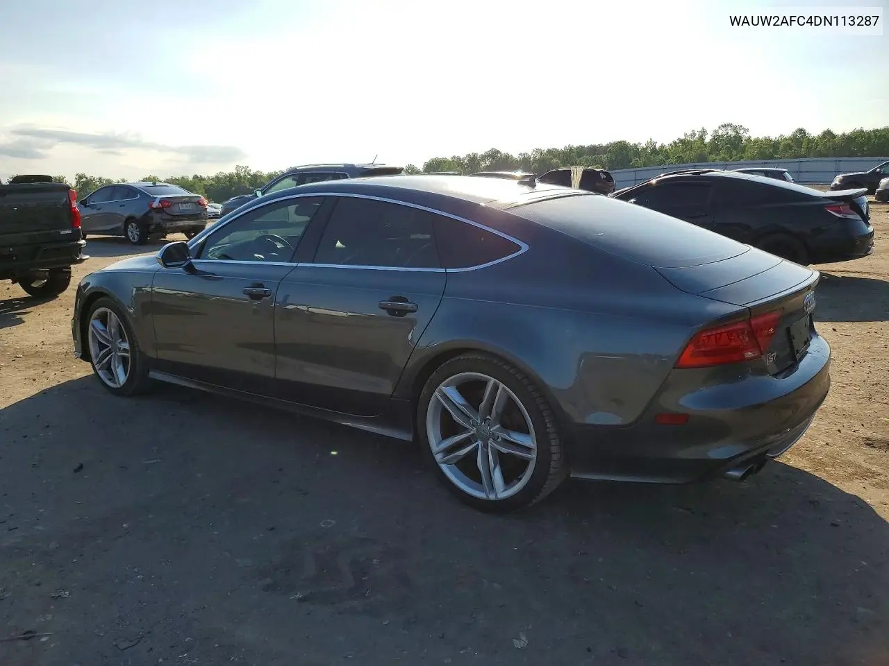 2013 Audi S7 Premium VIN: WAUW2AFC4DN113287 Lot: 55045216