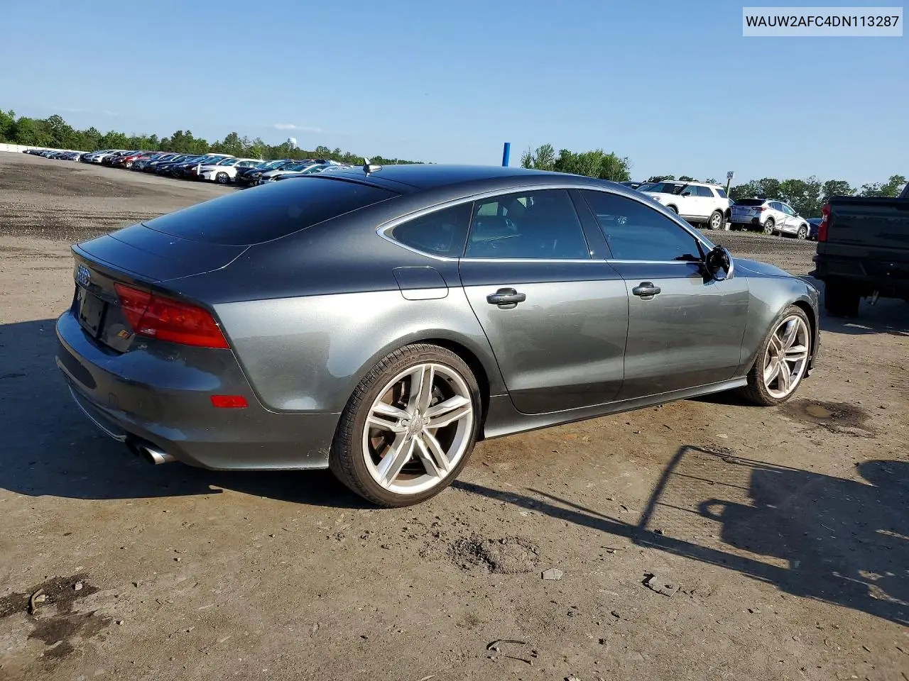2013 Audi S7 Premium VIN: WAUW2AFC4DN113287 Lot: 55045216