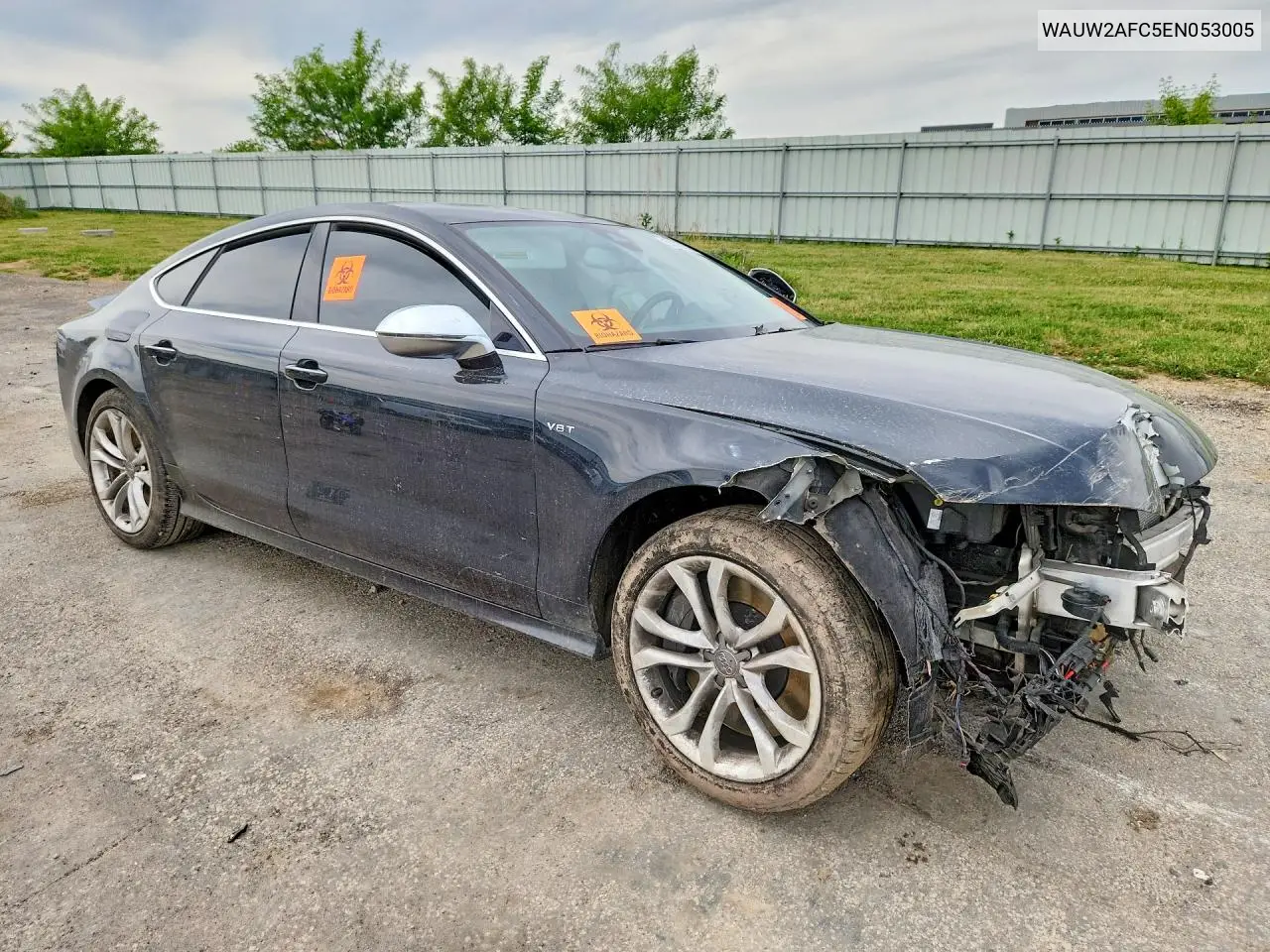 2014 Audi S7 Premium VIN: WAUW2AFC5EN053005 Lot: 55367326