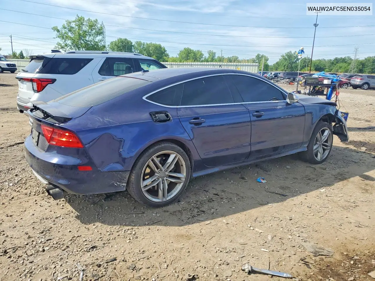 2014 Audi S7 Premium VIN: WAUW2AFC5EN035054 Lot: 56175026