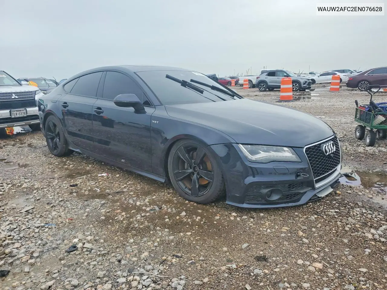 2014 Audi S7 Premium VIN: WAUW2AFC2EN076628 Lot: 60444546