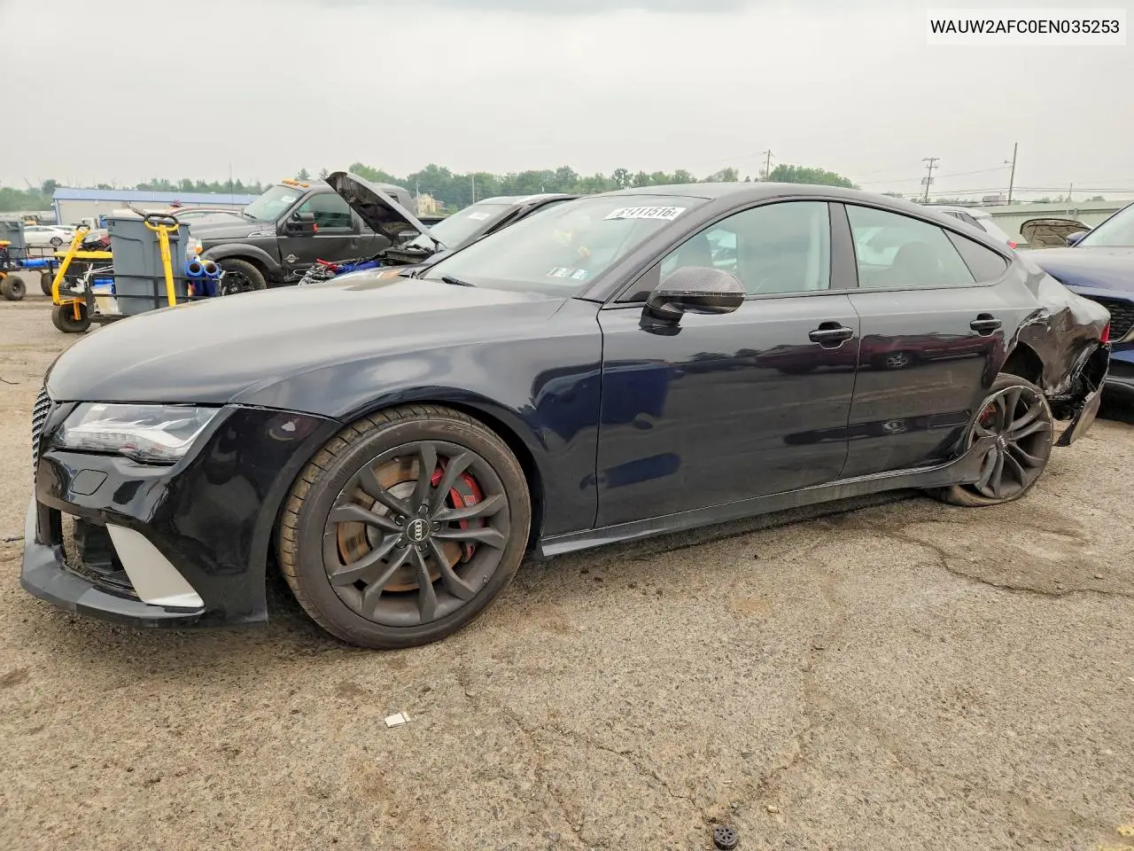 2014 Audi S7 Premium VIN: WAUW2AFC0EN035253 Lot: 61411516