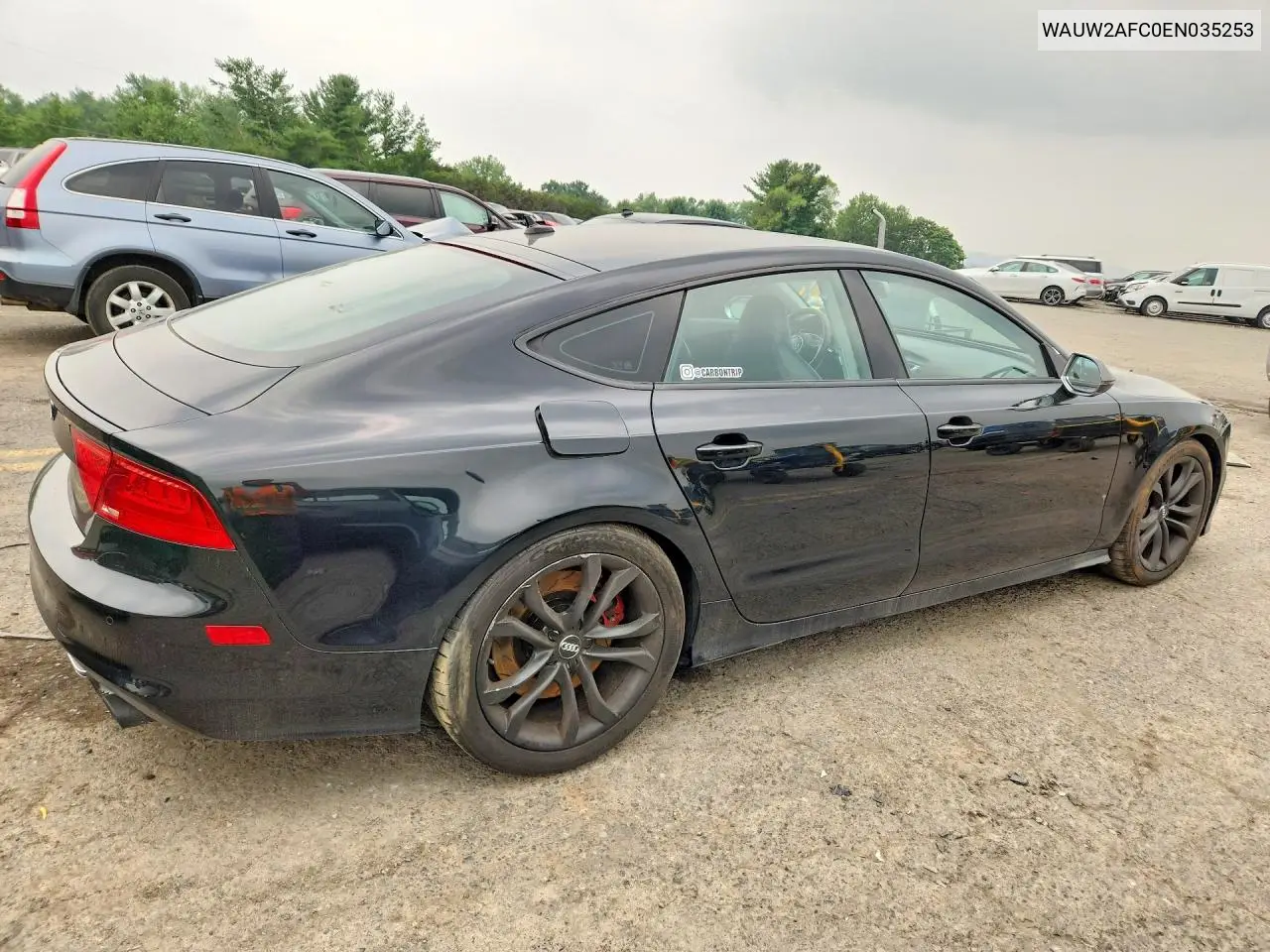 2014 Audi S7 Premium VIN: WAUW2AFC0EN035253 Lot: 61411516