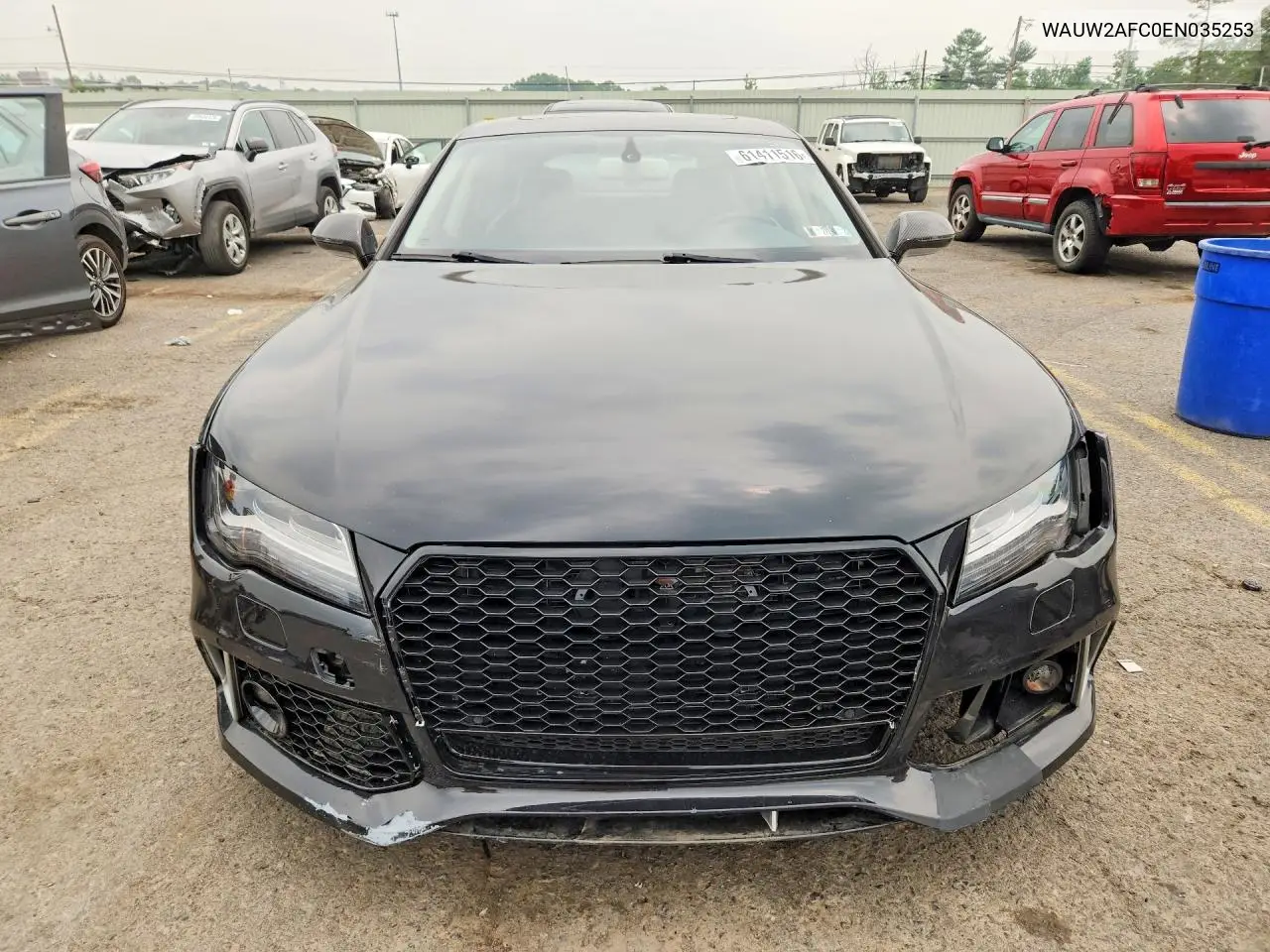 2014 Audi S7 Premium VIN: WAUW2AFC0EN035253 Lot: 61411516