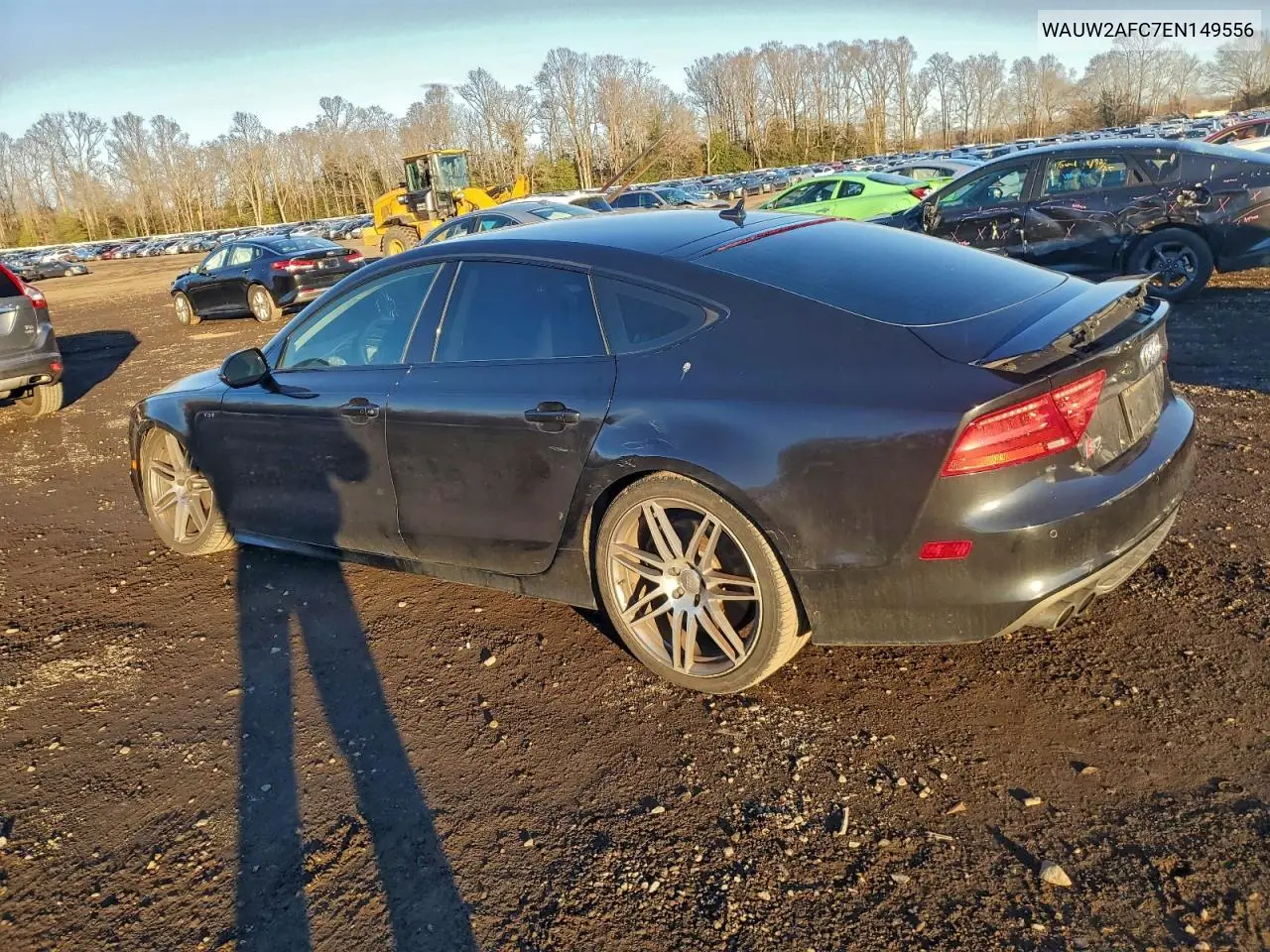 2014 Audi S7 Premium VIN: WAUW2AFC7EN149556 Lot: 72957315