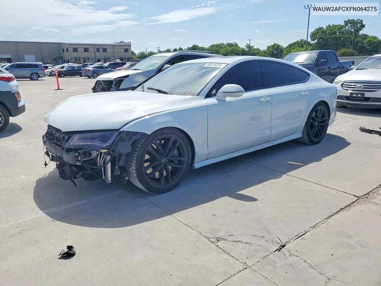 2015 Audi S7 Premium VIN: WAUW2AFCXFN064275 Lot: 58815236