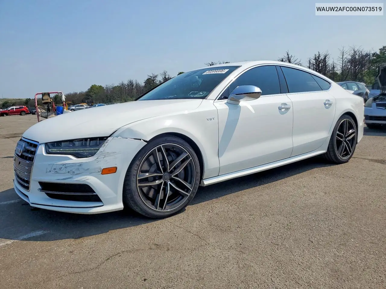 2016 Audi S7 Prestige VIN: WAUW2AFC0GN073519 Lot: 59599006